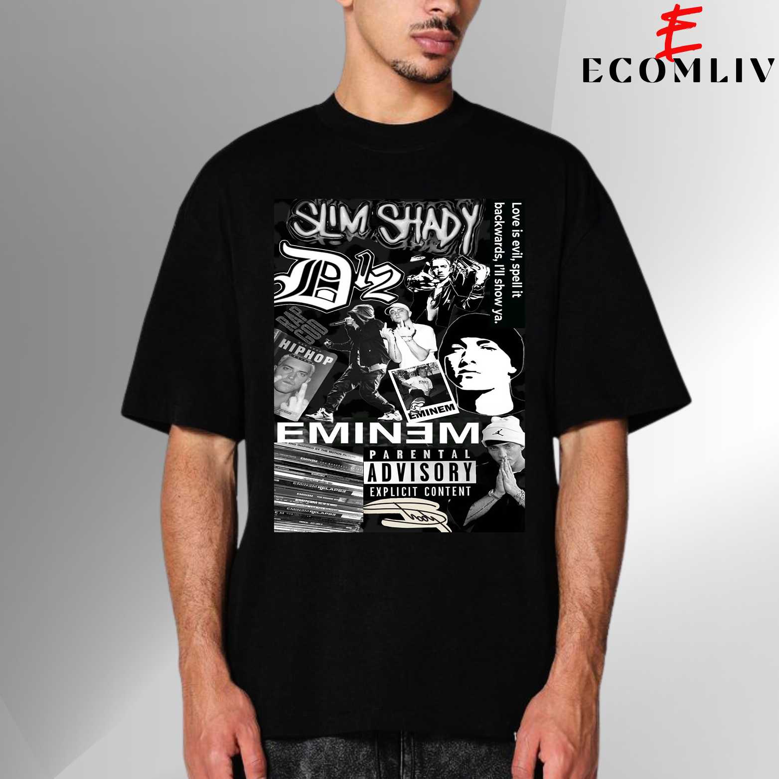 The Slim Shady Lp Tee, Unisex Hip Hop T Shirt